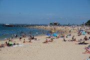 Arcachon town beach