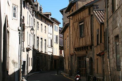 Ancient houses in Aurillac town centre