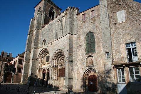Roman style church in Avallon