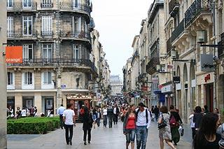 Rue saint Catherine in Bordeaux