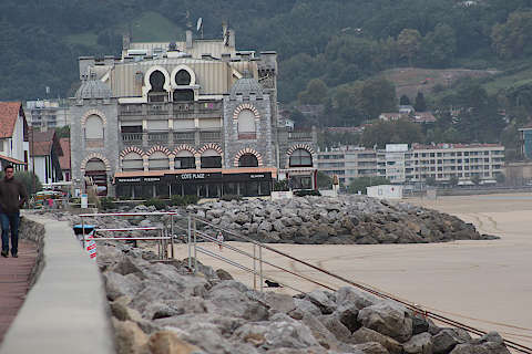 Casino on the beach in Hendaye