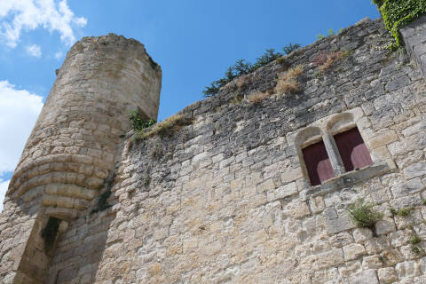 ruined castle in Eymet