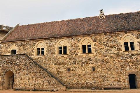 Completed section of the Chateau de Guédelon