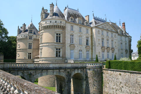 Facade of Chateau du Lude