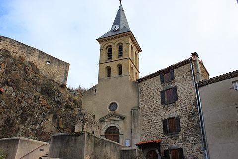 Church in centre of Saint-Floret