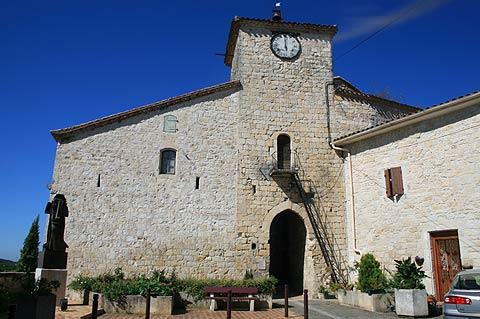 Church in Laroque-Timbaut village