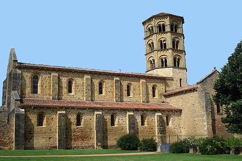outside of church of Anzy-le-Duc