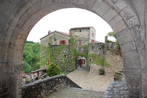 Centre of Auzon village