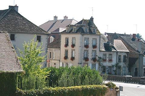 Corbigny town centre