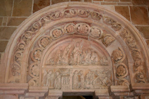 tympanum of the basilica