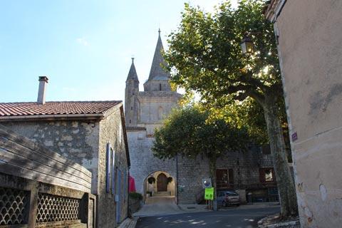 Historic entrance to Sainte-Colombe-en-Bruilhois