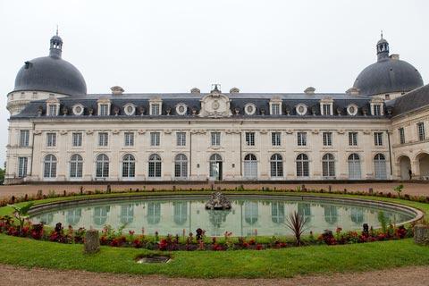 Facade of the Chateau de Valencay