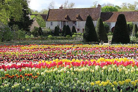 Farm and gardens in the ground of Chateau de Chenonceau