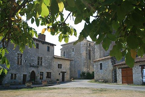 ramparts in Frespech village centre