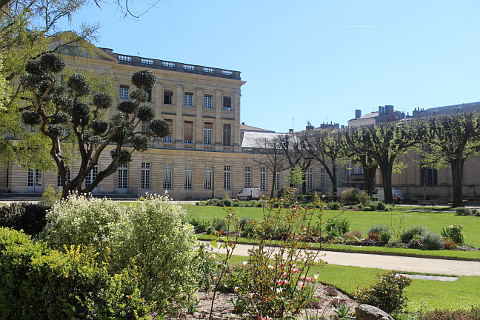 gardens of the Musee des Beaux Arts Bordeaux