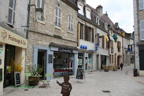 Grande Rue in Nuits-Saint-Georges town centre