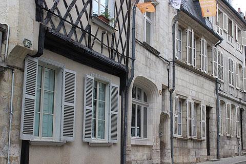 Street in the historic centre of Bourges