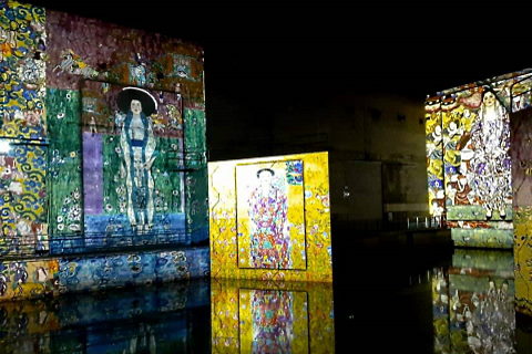 Gustave Klimt at the Bassin des Lumieres
