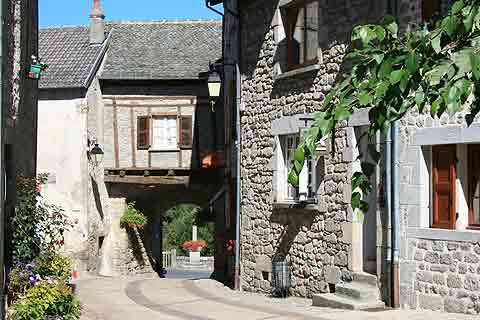 ancient houses in Marcoles village centre
