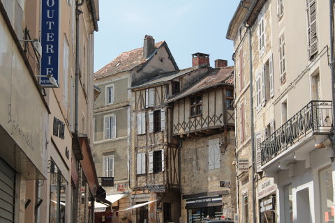 medieval streets of Thiviers