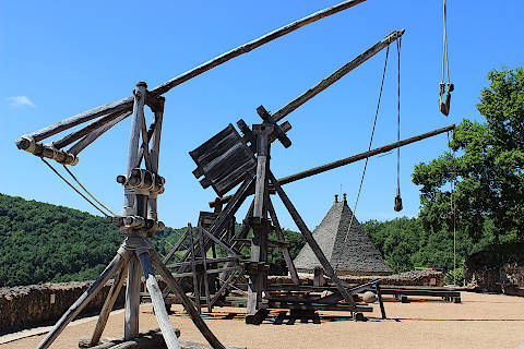Medieval weapons in Chateau de Castelnaud
