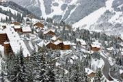 Meribel, ski resort in the Rhone-Alpes
