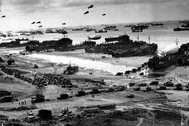 photo of Normandy landing beaches
