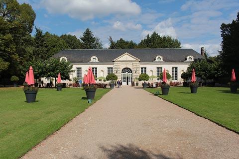 Orangerie cafe at Chateau de Cheverny