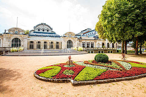 Art deco facade of the Palais de Congres