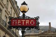 Paris metro sign