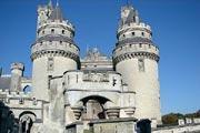 Pierrefonds castle, national monument in Picardy in Picardy