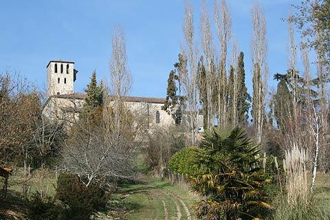 church in upper Poudenas