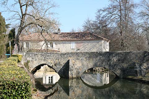 bridge in lower Poudenas