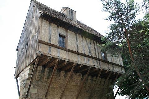 half-timbered house in Perigueux