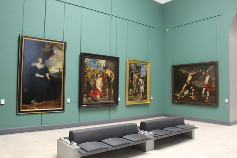 Painting by Rubens in the Bordeaux Fine Arts museum