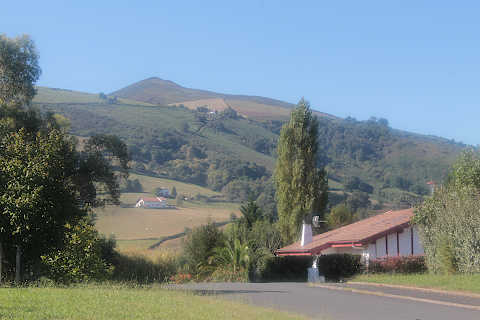 Mountains and basque house