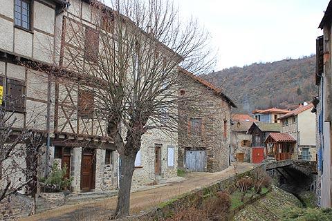 Stream in centre of Blesle village