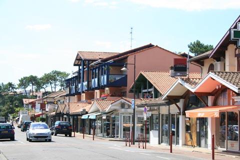 town centre in hossegor