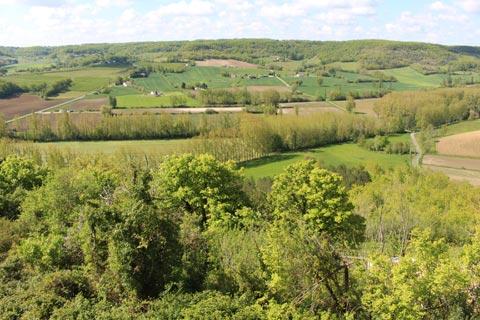 view across Lot-et-Garonne