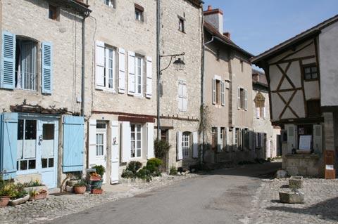 Street in the centre of Charroux village