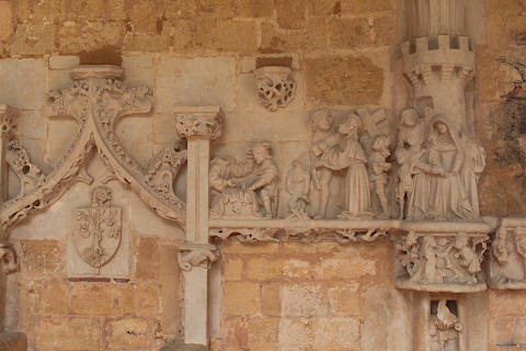 Carvings in the cloisters