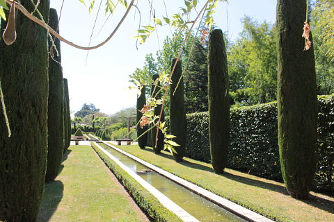 Water rill in the Jardins de Beauchamp